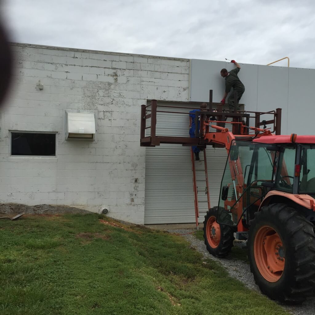 Insulated metal panels installation