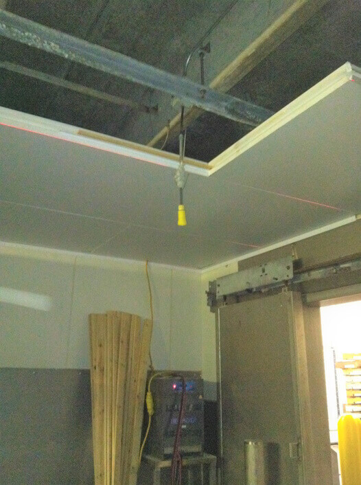 FRP cooler wall and ceiling